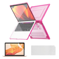 ENKAY HAT PRINCE For MacBook Air 13 inch (2020) A2179 / A2337 (US Version) Kickstand Hard PC Cover Anti-Drop Laptop Slim Case