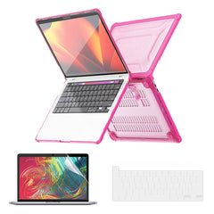 ENKAY HAT PRINCE For MacBook Pro 13 inch (2020) A2251 / A2289 / A2338 (US Version) Anti-Drop Slim Case Kickstand Laptop Hard PC Cover