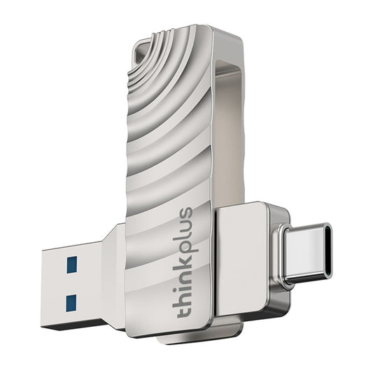 LENOVO THINKPLUS MU232 32GB for iPhone 15 Series USB+Type-C Data Storage Thumb Stick Rotating Design High-speed USB 3.2 Flash Drive - TechGearPal