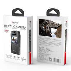 YESIDO KM25 Video Recorder 180 Degree Rotating Lens HD 1.3 Inch Screen 1080P Outdoor Cycling Hiking Camera - TechGearPal