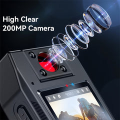 YESIDO KM25 Video Recorder 180 Degree Rotating Lens HD 1.3 Inch Screen 1080P Outdoor Cycling Hiking Camera - TechGearPal