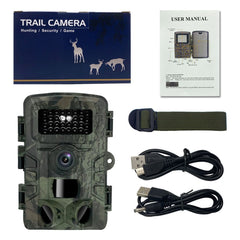 PR700 1080P 16MP Trail Camera Infrared Sensor Hunting Camera with 120° Wide Angle - TechGearPal