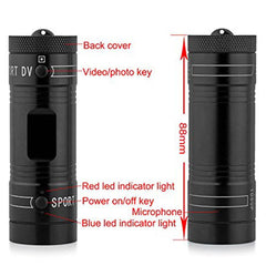 F9 HD 1080P 120 Degrees Outdoor Sports DV Mini Camcorder Waterproof Bike Motorcycle Helmet Video Camera - TechGearPal