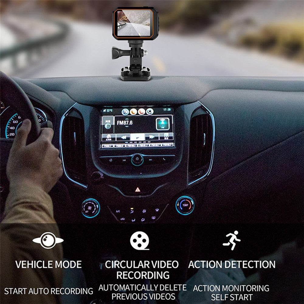 SC002 4K HD Action Camera with Remote Control Waterproof Sports DV Mini WiFi Video Helmet Camera - TechGearPal