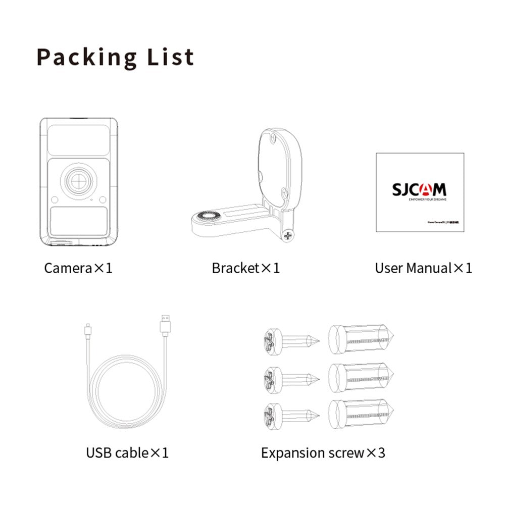 SJCAM S1 Student Sports Camera Aerial Riding Recorder 4MP IP65 Waterproof Household Camera with Light - TechGearPal