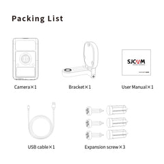 SJCAM S1 Student Sports Camera Aerial Riding Recorder 4MP IP65 Waterproof Household Camera with Light - TechGearPal
