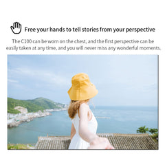 SJCAM C100+ Digital Camera 2K HD 30m Waterproof Thumb Action Camera Motorcycle Ride Recorder Webcam for Riding Cycling - TechGearPal