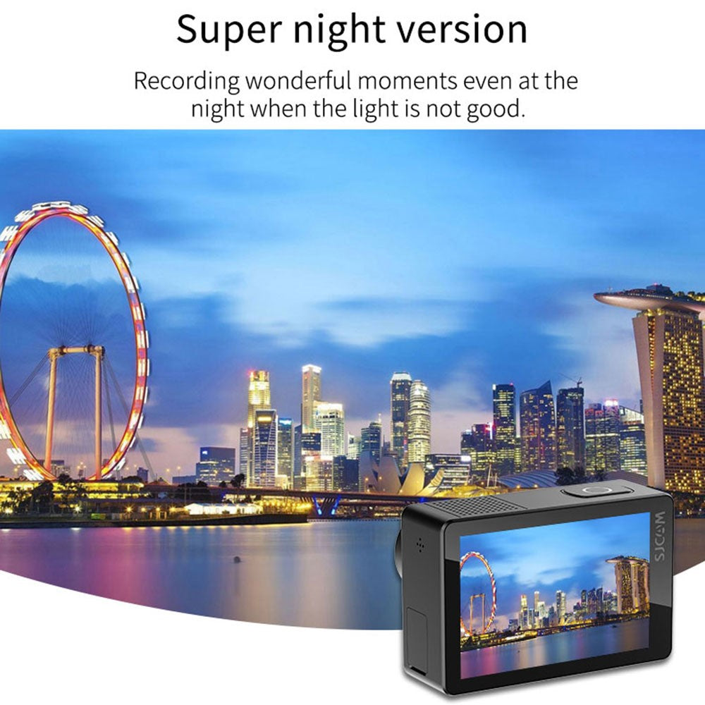 SJCAM SJ8 Dual Screen Action Camera 2.33" Touch Screen 4K HD Camera Multifunctional Waterproof Riding Recorder with Night Vision for Photography - TechGearPal