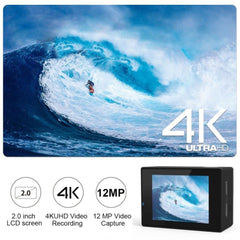 SJ4000 SD3H-2 4K 30FPS WiFi Action Camera Ultra HD Extreme Sports DV Camera with Waterproof Case - TechGearPal