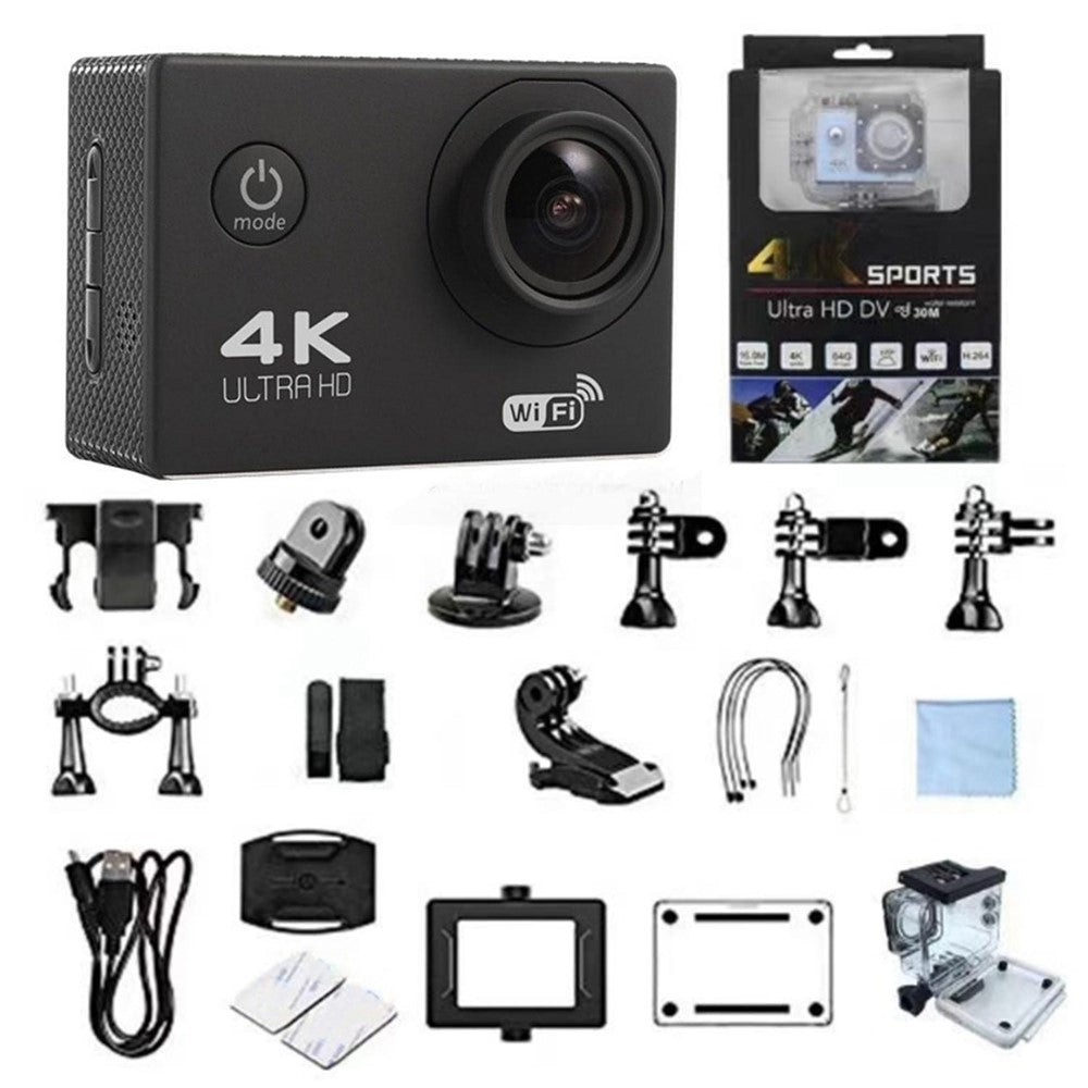 SJ4000 SD3H-2 4K 30FPS WiFi Action Camera Ultra HD Extreme Sports DV Camera with Waterproof Case - TechGearPal