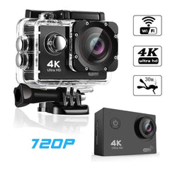 SJ4000 SD3H-2 4K 30FPS WiFi Action Camera Ultra HD Extreme Sports DV Camera with Waterproof Case - TechGearPal