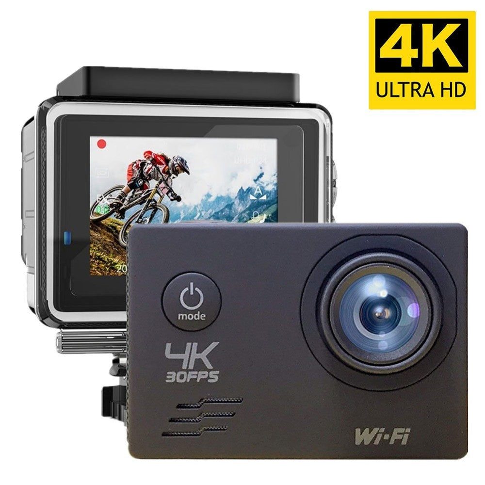 SJ4000 SD3H-2 4K 30FPS WiFi Action Camera Ultra HD Extreme Sports DV Camera with Waterproof Case - TechGearPal