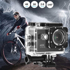 SJ4000 SD3H-2 4K 30FPS WiFi Action Camera Ultra HD Extreme Sports DV Camera with Waterproof Case - TechGearPal
