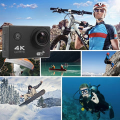 SJ4000 SD3H-2 4K 30FPS WiFi Action Camera Ultra HD Extreme Sports DV Camera with Waterproof Case - TechGearPal