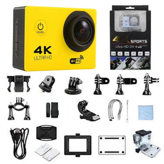 SJ4000 SD3H-2 4K 30FPS WiFi Action Camera Ultra HD Extreme Sports DV Camera with Waterproof Case - TechGearPal
