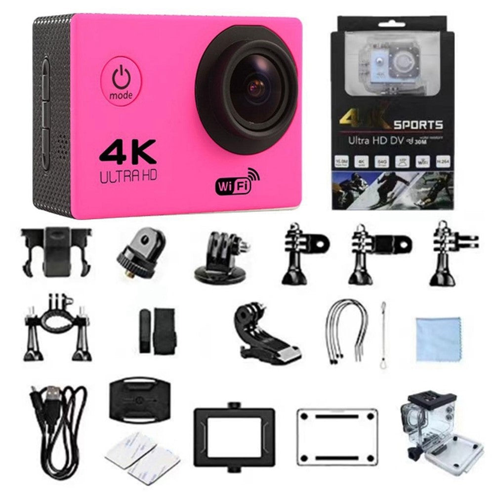 SJ4000 SD3H-2 4K 30FPS WiFi Action Camera Ultra HD Extreme Sports DV Camera with Waterproof Case - TechGearPal