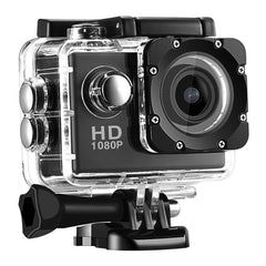 X6000-11 Mini Action Camera 2.0" LCD Screen 1080P Camera Multifunctional Waterproof Riding Recorder for Outdoor Photography - TechGearPal