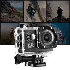 X6000-11 Mini Action Camera 2.0" LCD Screen 1080P Camera Multifunctional Waterproof Riding Recorder for Outdoor Photography - TechGearPal