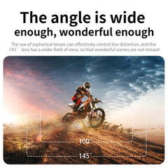 V8 128G 1.54 inch IPS Screen Action Camera Anti-Shake Outdoor 4K HD Sports Camera Waterproof Riding Recorder Support Phone APP Control - TechGearPal