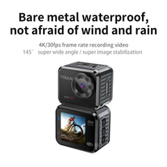 V8 128G 1.54 inch IPS Screen Action Camera Anti-Shake Outdoor 4K HD Sports Camera Waterproof Riding Recorder Support Phone APP Control - TechGearPal