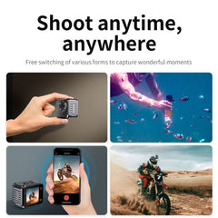V8 128G 1.54 inch IPS Screen Action Camera Anti-Shake Outdoor 4K HD Sports Camera Waterproof Riding Recorder Support Phone APP Control - TechGearPal