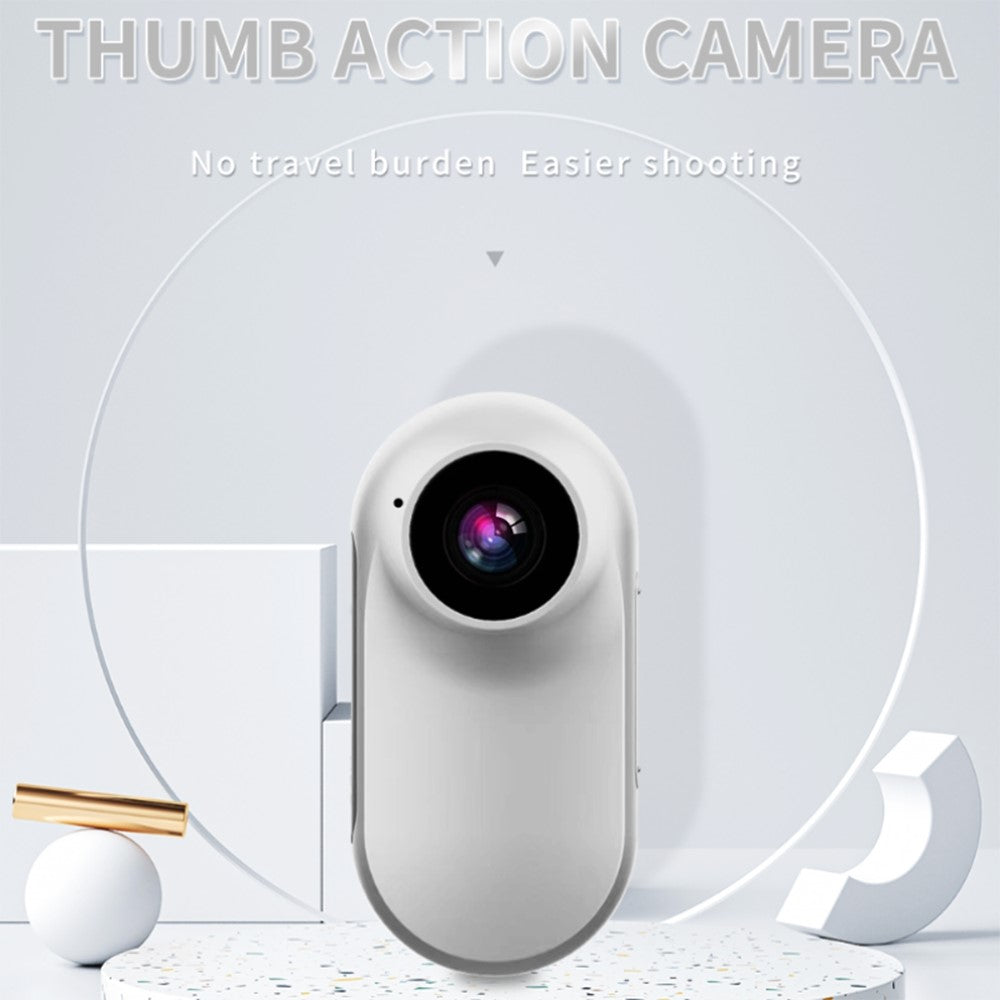 A100 Thumb Camera HD 1080P Mini Action Camera Cycling Anti-shake Magnetic Waterproof Sports Camera (No TF Card) - TechGearPal