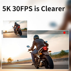 V5 5K WiFi EIS Anti-shake Action Camera 30m Waterproof Dual Screen Sports Camera - TechGearPal