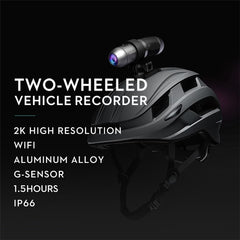 ANYTEK S50 2K Dual Lens WiFi Action Camera Waterproof Motorcycle Helmet Video Recorder - TechGearPal