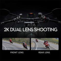 ANYTEK S50 2K Dual Lens WiFi Action Camera Waterproof Motorcycle Helmet Video Recorder - TechGearPal
