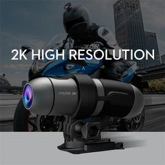ANYTEK S50 2K Dual Lens WiFi Action Camera Waterproof Motorcycle Helmet Video Recorder - TechGearPal