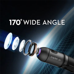 ANYTEK S50 2K Dual Lens WiFi Action Camera Waterproof Motorcycle Helmet Video Recorder - TechGearPal