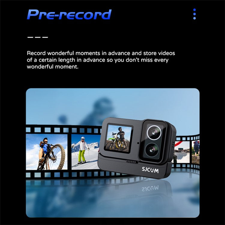 SJCAM SJ20 Dual Lens Dual Screen 4K 30FPS Action Camera Waterproof Sports Camera - TechGearPal