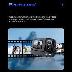 SJCAM SJ20 Dual Lens Dual Screen 4K 30FPS Action Camera Waterproof Sports Camera - TechGearPal