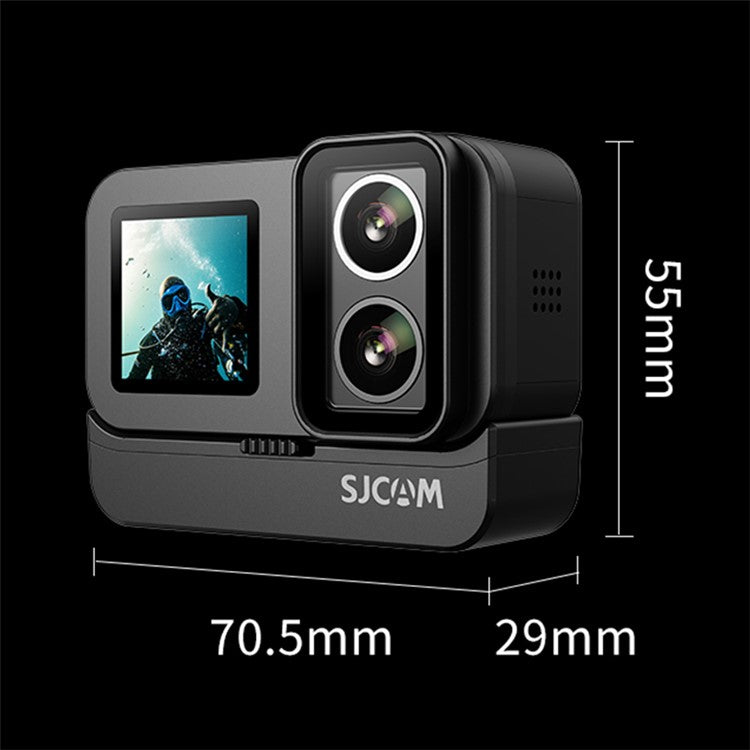 SJCAM SJ20 Dual Lens Dual Screen 4K 30FPS Action Camera Waterproof Sports Camera - TechGearPal