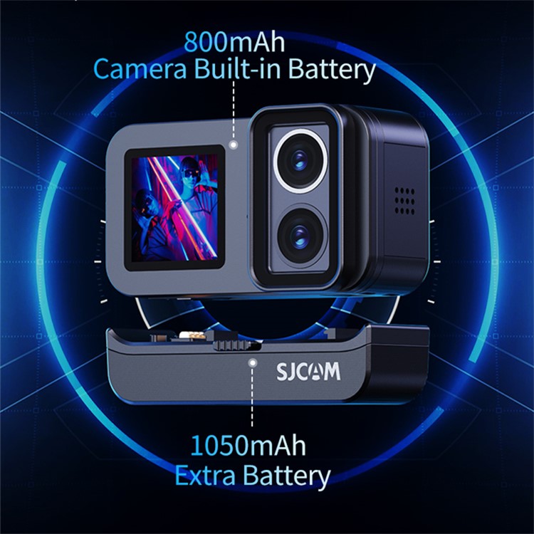 SJCAM SJ20 Dual Lens Dual Screen 4K 30FPS Action Camera Waterproof Sports Camera - TechGearPal