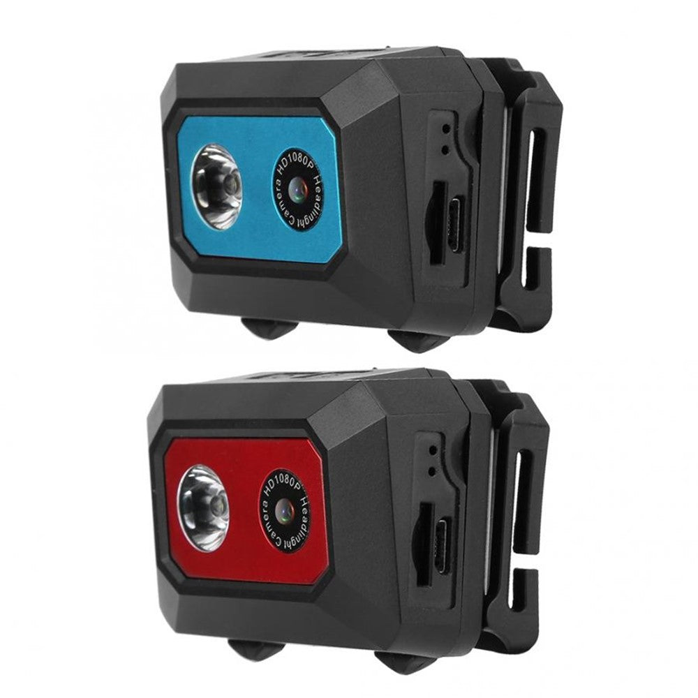 F18 HD 1080P Sports DV Camera Head-mounted DVR Action Camera Night Vision Video Camcorder with LED Headlight - TechGearPal