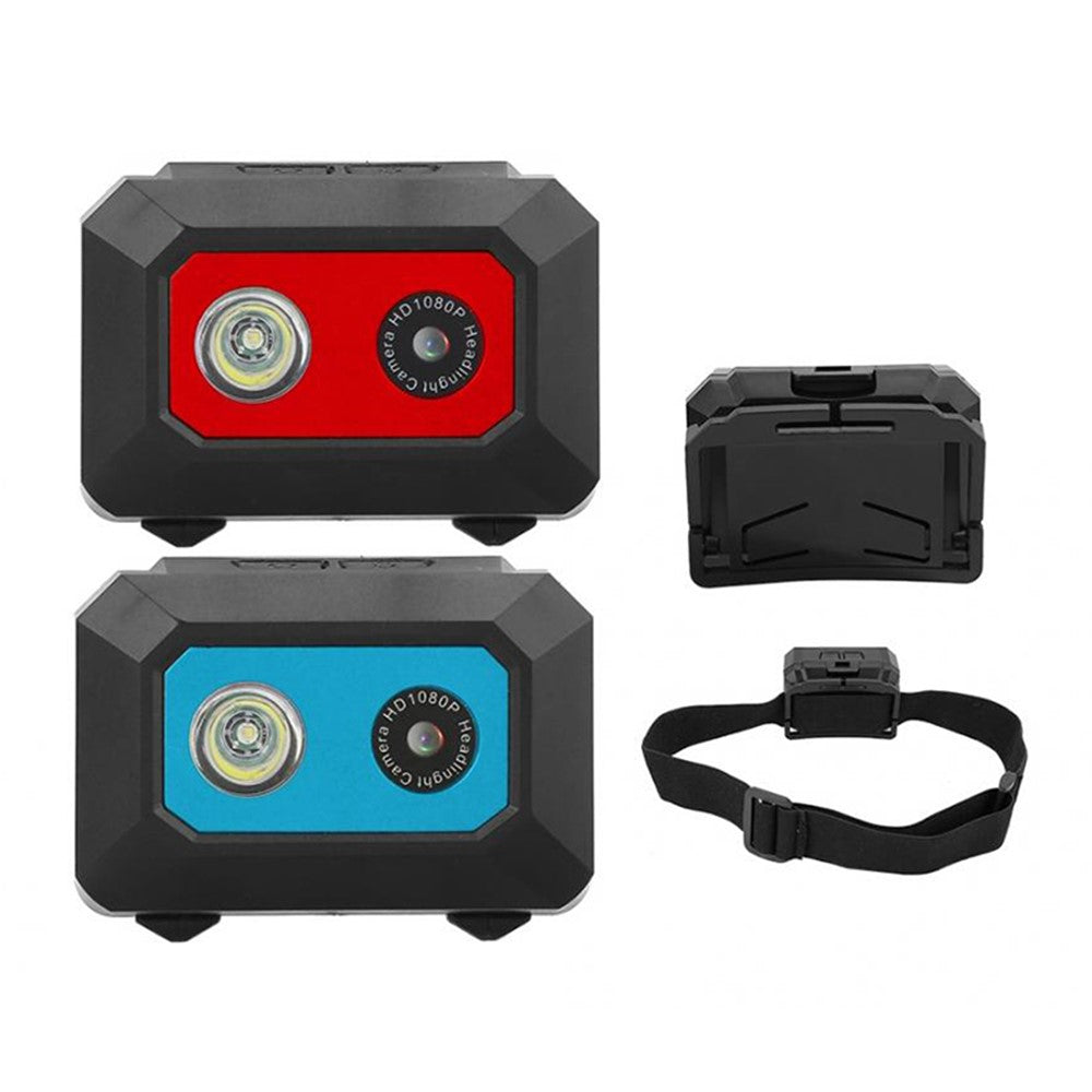 F18 HD 1080P Sports DV Camera Head-mounted DVR Action Camera Night Vision Video Camcorder with LED Headlight - TechGearPal