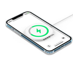 For iPhone 14 Pro 6.1 inch Compatible with MagSafe Clear Phone Case Wear-resistant Acrylic + TPU Hybrid Cover with Magnetic Charging Function - TechGearPal
