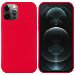 For iPhone 14 Pro 6.1 inch Liquid Silicone Back Cover Compatible with MagSafe Wireless Charging Anti-scratch Phone Case - TechGearPal