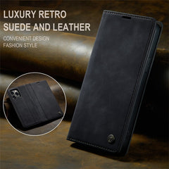 CASEME 013 Series for iPhone 14 Pro 6.1 inch Anti-fall PU Leather Wallet Case Magnetic Auto-absorbed Stand Anti-scratch Phone Cover - TechGearPal