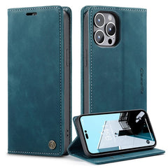 CASEME 013 Series for iPhone 14 Pro 6.1 inch Anti-fall PU Leather Wallet Case Magnetic Auto-absorbed Stand Anti-scratch Phone Cover - TechGearPal