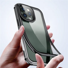 For iPhone 14 Pro 6.1 inch Transparent IP68 Waterproof Phone Case Anti-shock Neoprene Coated Mobile Phone Cover - TechGearPal