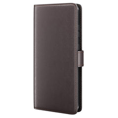 For iPhone 16 Case Genuine Split Leather Phone Cover with Wallet Stand