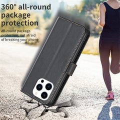 BINFEN COLOR BF17 For iPhone 16 Pro Max Case Flip Leather Wallet Phone Cover