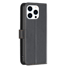 BINFEN COLOR BF17 For iPhone 16 Pro Max Case Flip Leather Wallet Phone Cover