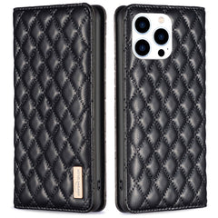 BINFEN COLOR BF Style-16 For iPhone 16 Pro Max Case PU Leather Phone Cover with Card Slots
