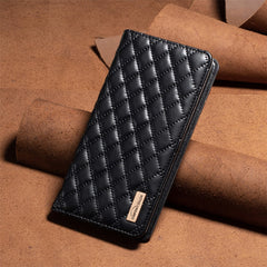 BINFEN COLOR BF Style-16 For iPhone 16 Pro Max Case PU Leather Phone Cover with Card Slots