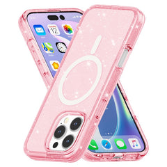 For iPhone 16 Pro Max Case Sparkly Glitter PC+TPU Phone Cover Compatible with MagSaf - TechGearPal