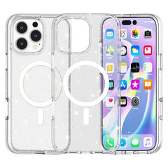 For iPhone 16 Pro Max Case Sparkly Glitter PC+TPU Phone Cover Compatible with MagSaf - TechGearPal