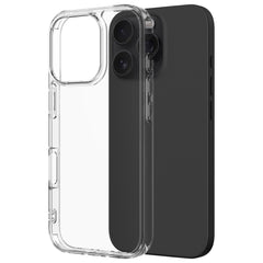 For iPhone 16 Pro Case Acrylic + TPU Anti-Scratch Clear Back Phone Cover
